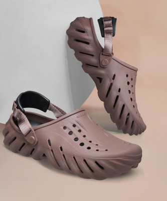 CROCS Men Clogs(Brown , 10)