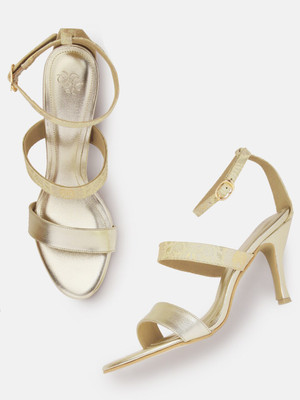 House of Pataudi Women White Heels