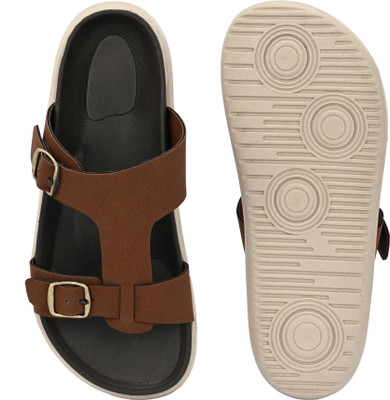 Arivo Men Sandals(Tan, Beige , 8)