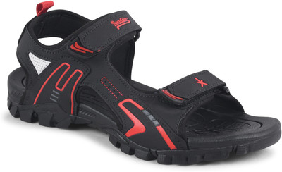 Roadster Men Sandals(Black , 8)