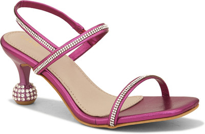 LAVIE Women Heels(Pink , 7)