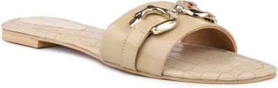 Inc.5 Women Flats(Beige , 5)