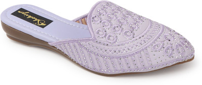 SHOKIYA Women Flats(Purple , 3)