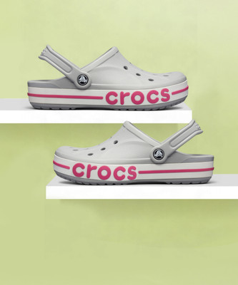 CROCS Bayaband Unisex Clog Men Clogs(Grey , 8)