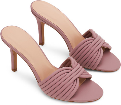 LUXEVE Women Heels(Pink , 6)