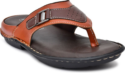 MKS Men Sandals(Tan, Black , 10)
