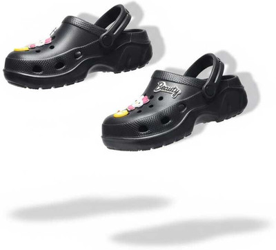 Jeshk Women Clogs(Black , 7)