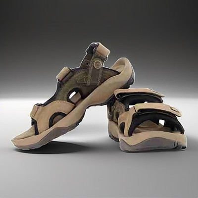 WOODLAND Men Sandals(Khaki , 10)