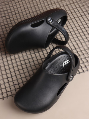 HRX by Hrithik Roshan Men Clogs(Black , 6)