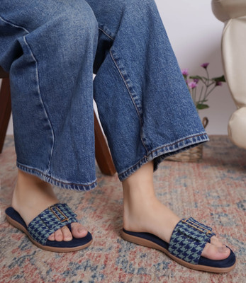 Shezone Women Flats(Blue , 9)