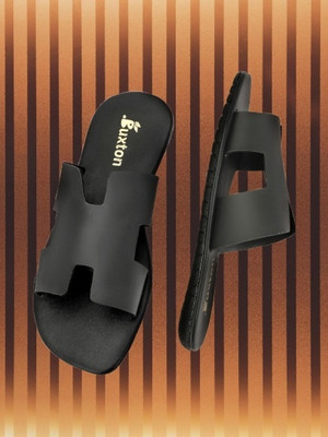 Buxton Men Sandals(Black , 8)
