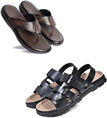 Walkivo Men Sandals(Multicolor , 10)