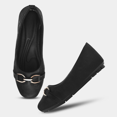 PEEK Women Bellies(Black , 6)