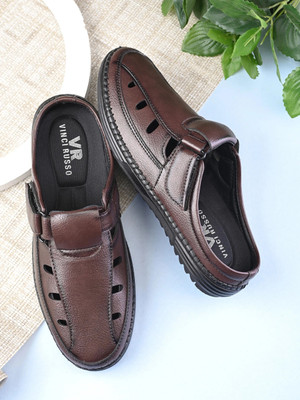 VINCI RUSSO Men Casual(Brown , 6)