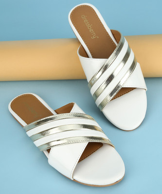 Dressberry Women Flats(White , 5)