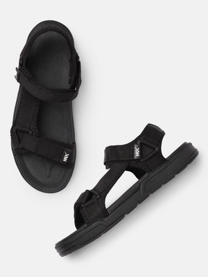 HRX by Hrithik Roshan Men Sandals(Black , 6)