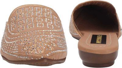 FLYING&SAM Women Flats(Beige , 7)
