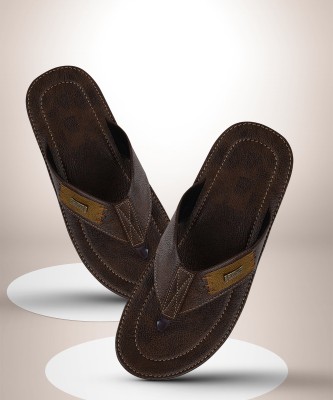 Florida Men Flats(Brown , 9)