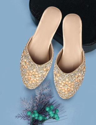 zadzed Women Flats(Gold , 3)