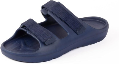 BOKZZON Men Sandals(Navy , 8)