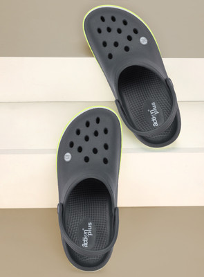 action ONTC-02 Men Clogs(Grey, Green , 9)