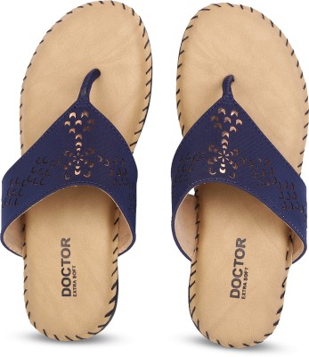 DOCTOR EXTRA SOFT Ortho Care Orthopaedic and Diabetic Comfort Doctor Women Blue Flats