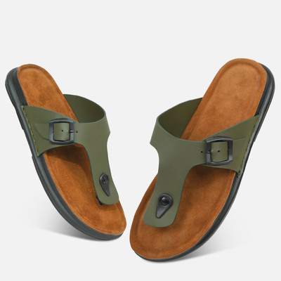 Butello Men Casual(Olive , 10)