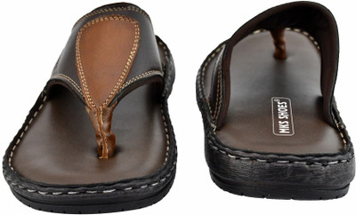 MKS Men Flats(Brown , 6)