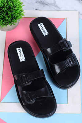 Skyultra Women Heels(Black , 8)