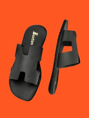 Buxton Men Sandals(Black , 6)