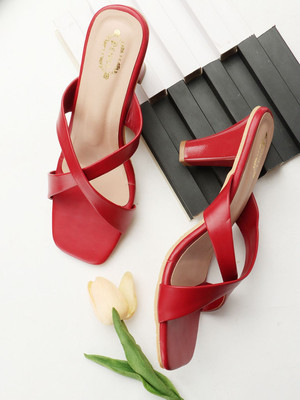 Denill Women Heels(Maroon , 7)