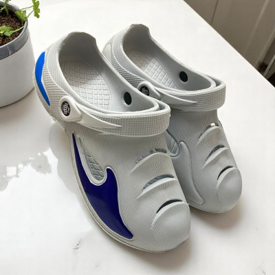AARJU Men Clogs(Grey , 8)