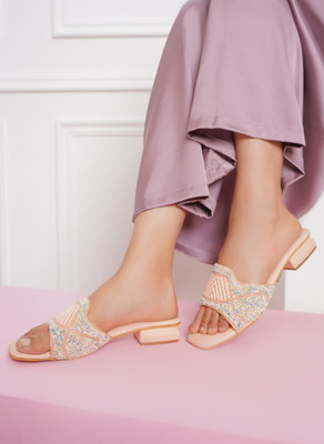 Shezone Women Flats(Pink , 9)