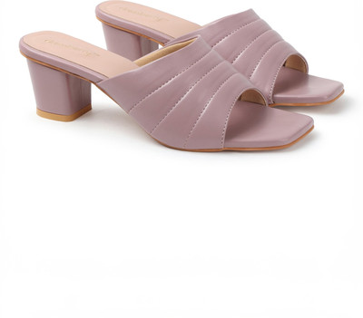 Dressberry Women Heels(Pink , 5)