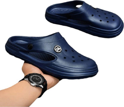 SATERRA Men Sandals(Navy , 6)