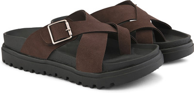 Roadster Men Sandals(Brown , 8)