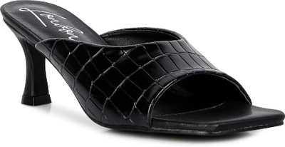 London Rag Women Heels(Black , 4)