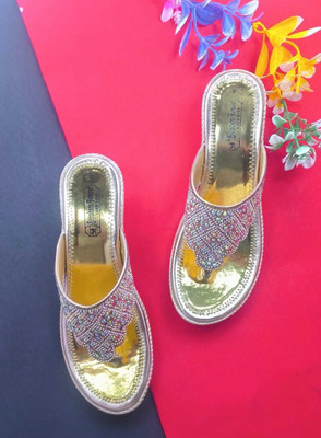 Sapphero Forever Women Wedges(Beige , 3)