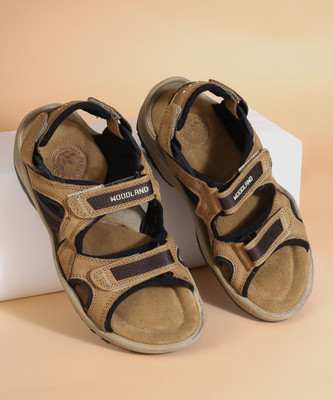 WOODLAND Men Sandals(Camel , 7)