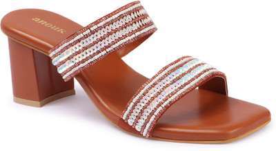 ANOUK Women Heels(Tan , 6)