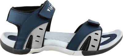 PODDAR Men Sports Sandals(Navy, Grey , 7)