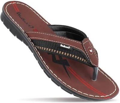 WALKAROO Men Sandals(Brown , 10)