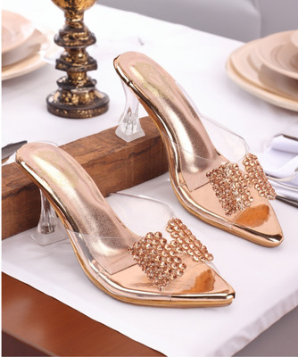 STRASSE PARIS Women Heels(Beige , 3)