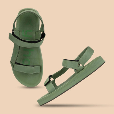 yoho YOHO EVA Sandals for Men | Comfortable Cushioned Sole | TPR Base | Lightweight Men Casual(Green , 6)