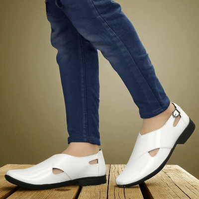 PILADO Men Sandals(White , 10)