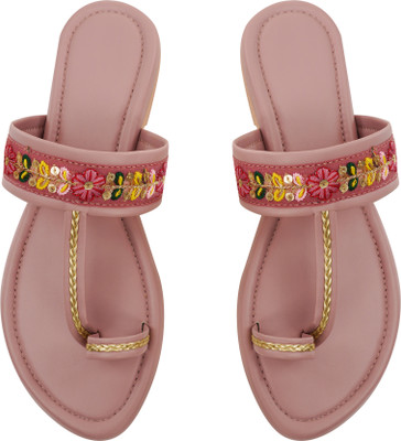 MAVTHA Women Flats(Pink , 9)