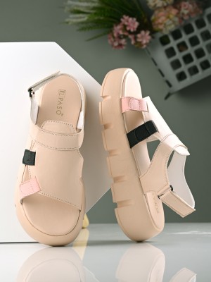 El Paso Women Wedges(Beige , 3)