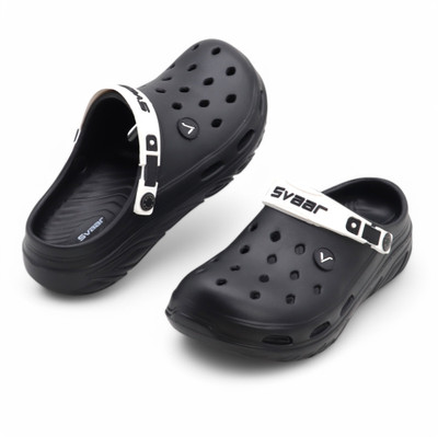 Svaar Men Clogs(Black , 11)