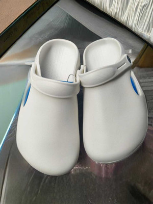 EASY STEP Men Clogs(White , 6)