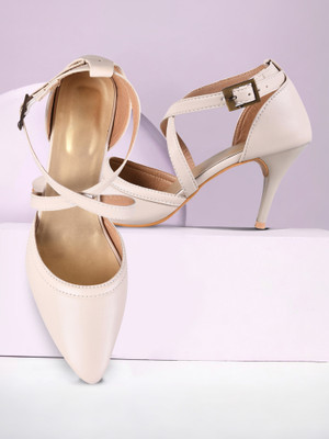 Froh Feet Women Heels(Pink , 8)